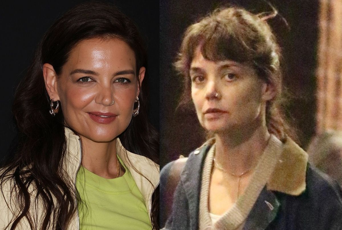 Katie Homes sa i bez šminke