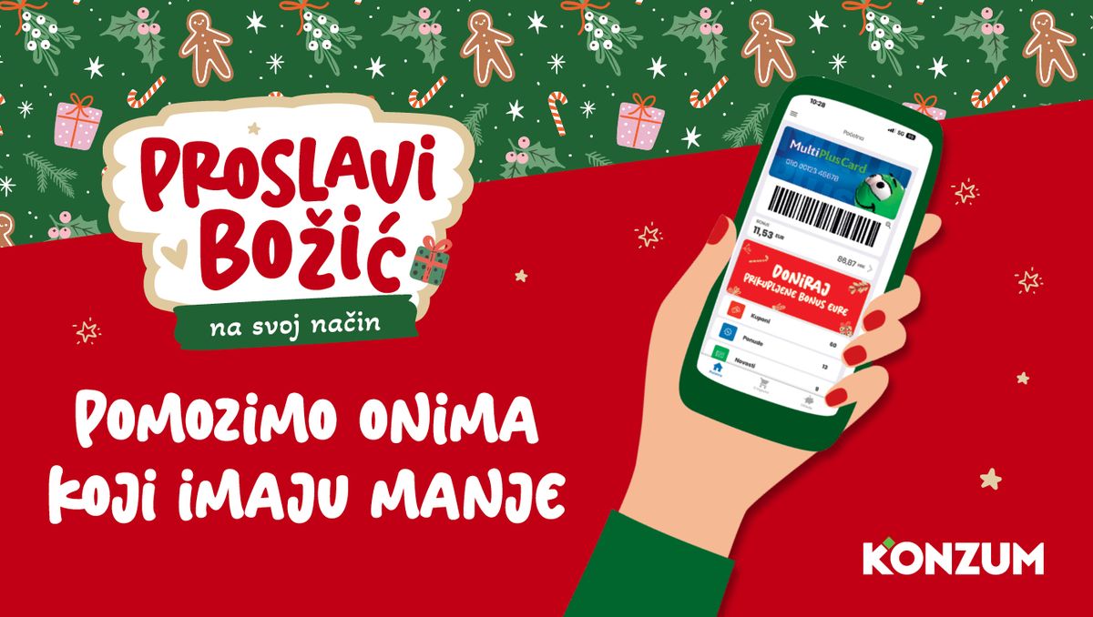 Do 31. prosinca pridružite se u dijeljenju i donirajte svoje MultiPlusCard BONUS eure udruzi po izboru
