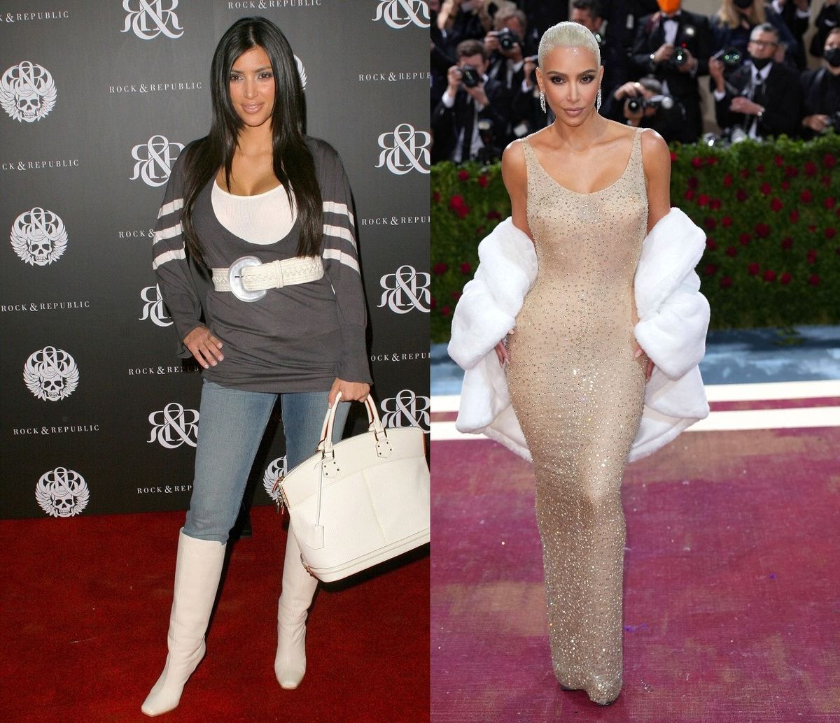 Kim Kardashian nekad i sad