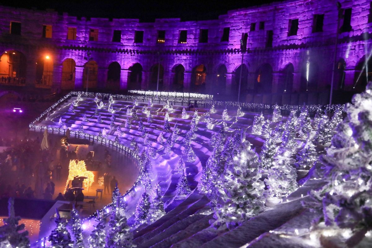 Klizalište u pulskoj Areni