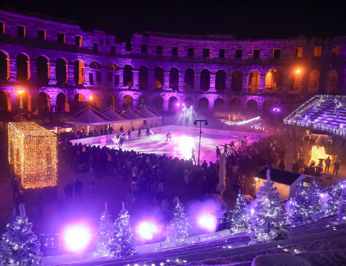 Klizalište u pulskoj Areni