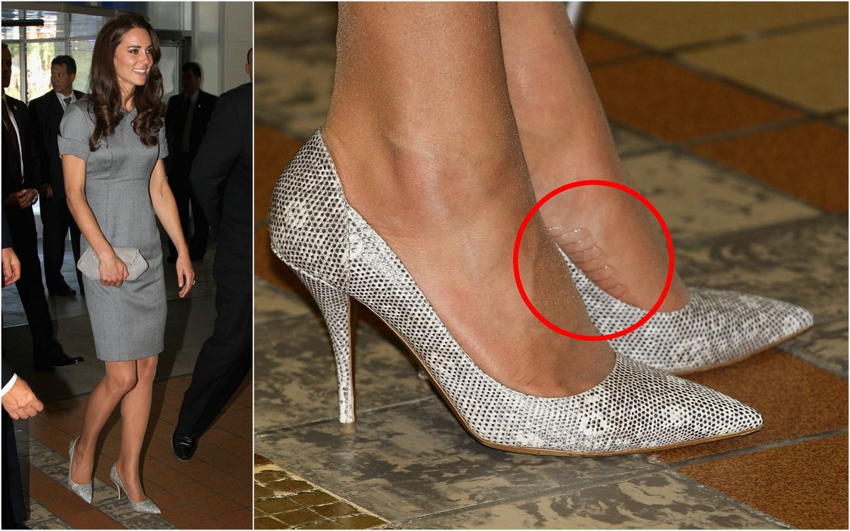 Catherine nosi najlonke sa silikonskim ulošcima