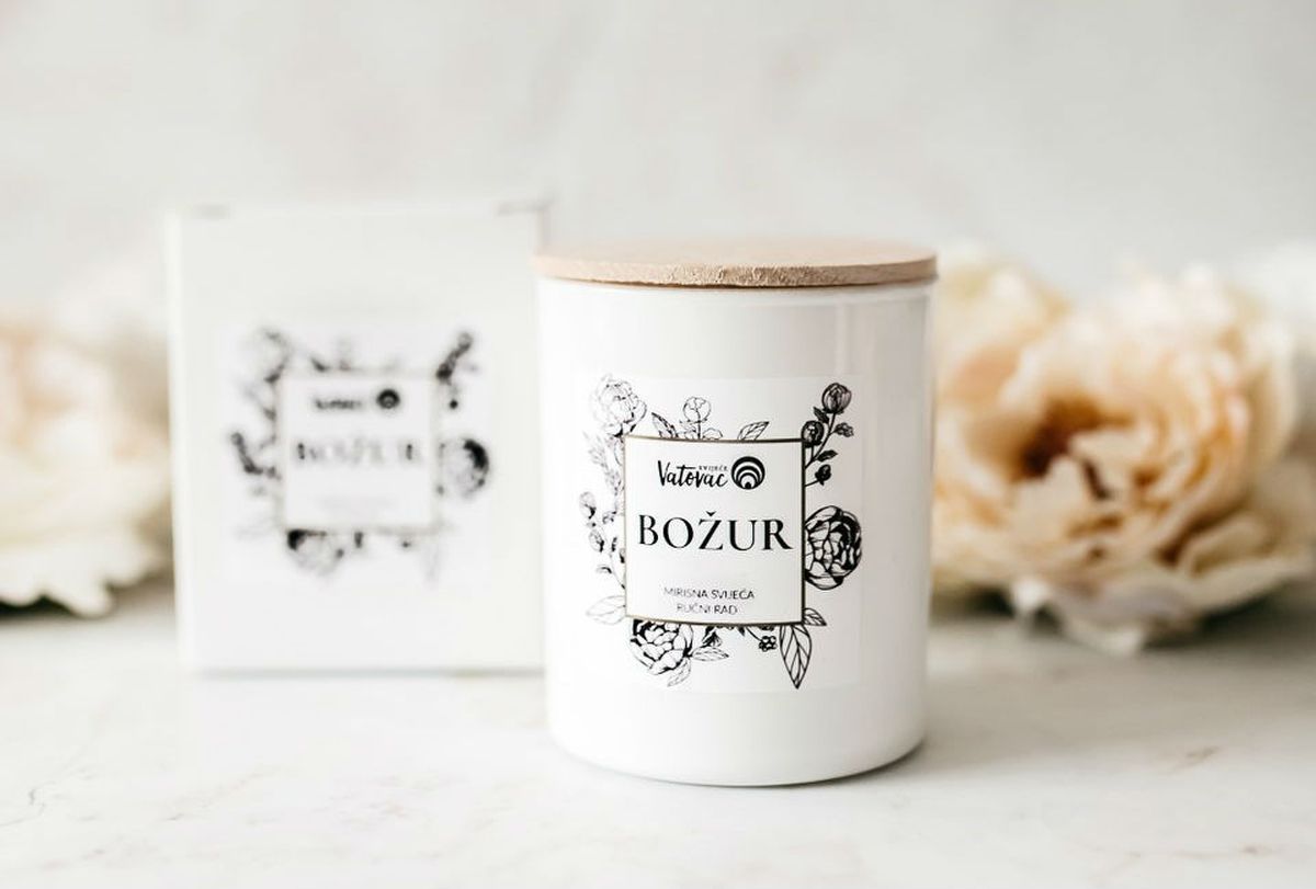 Mirisna svijeća božur