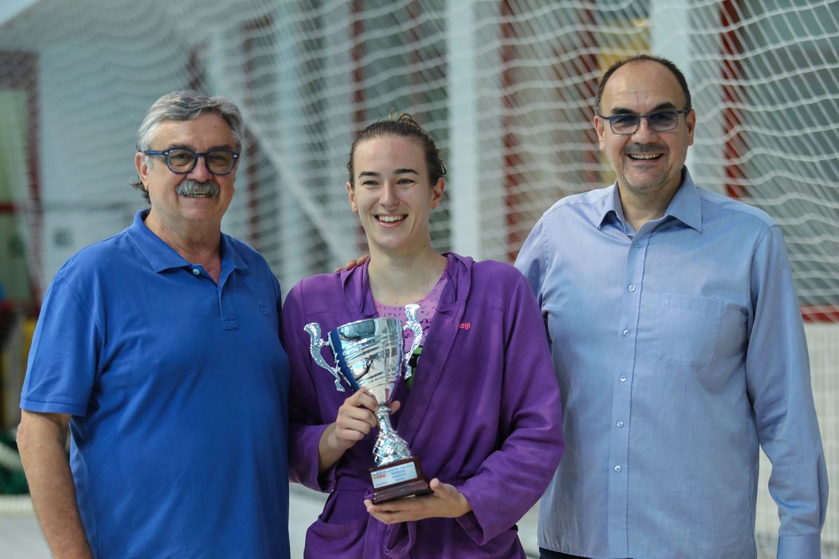 Kiara Brnetić s Ratkom Rudićem i Pericom Bukićem