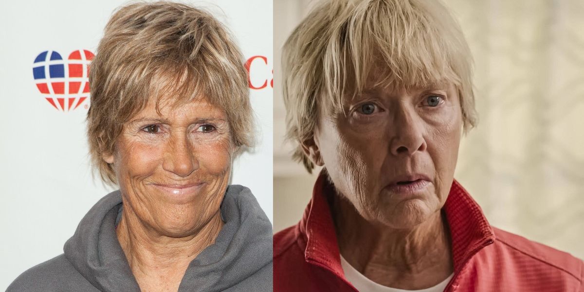 Diana Nyad i Annette Benning kao Diana Nyad
