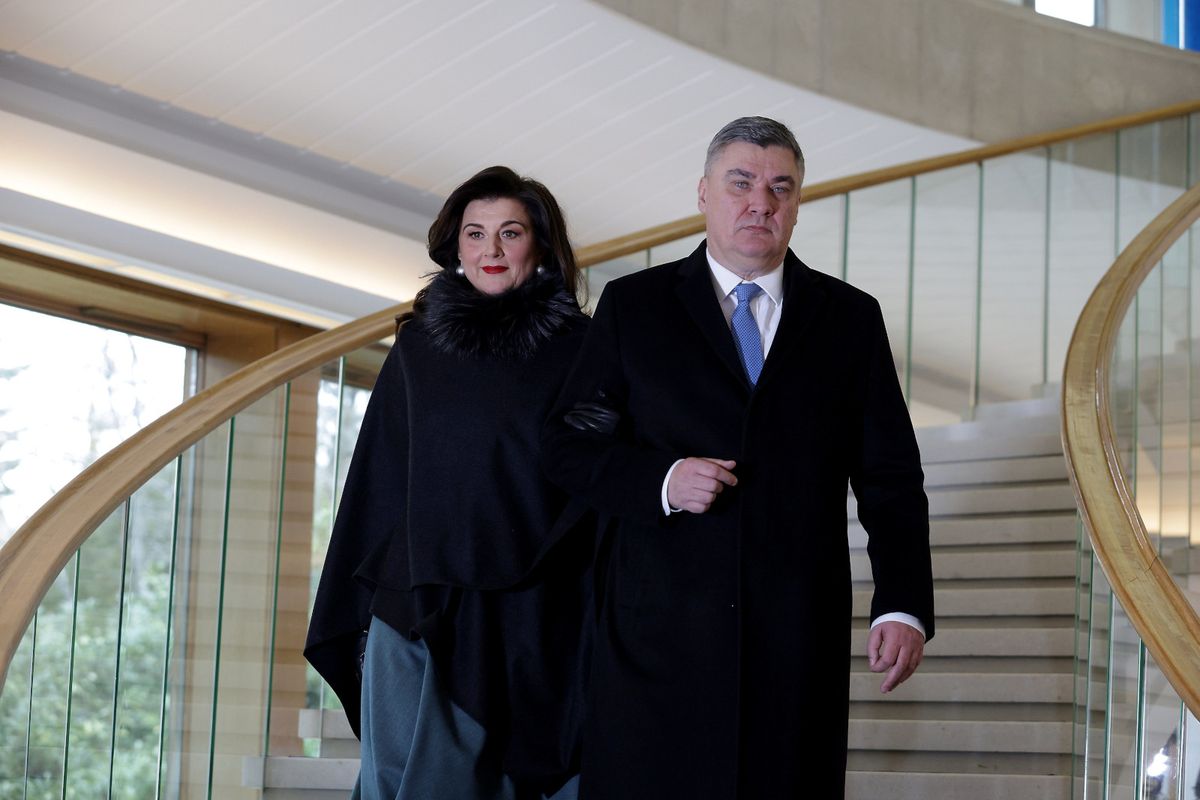 Lijepi trenuci Sanje Musić Milanović i Zorana Milanovića na inauguraciji - 1