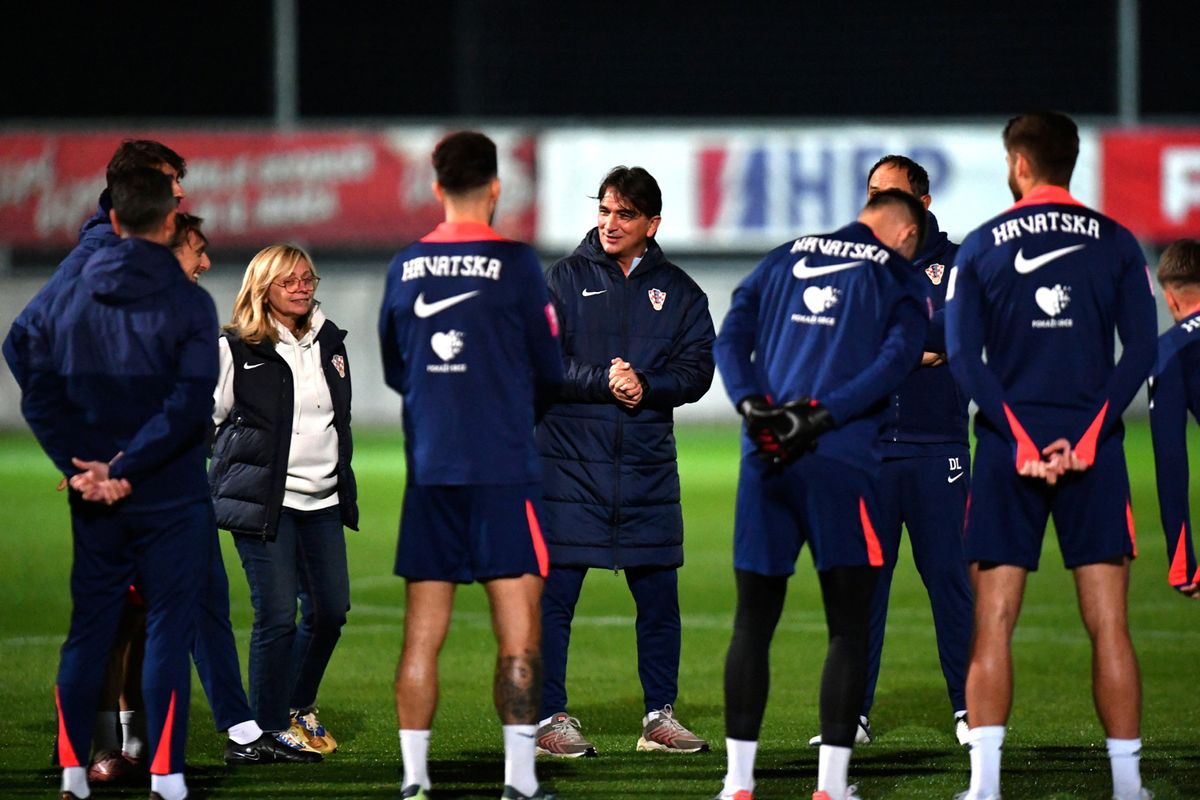 Trening hrvatske nogometne reprezentacije