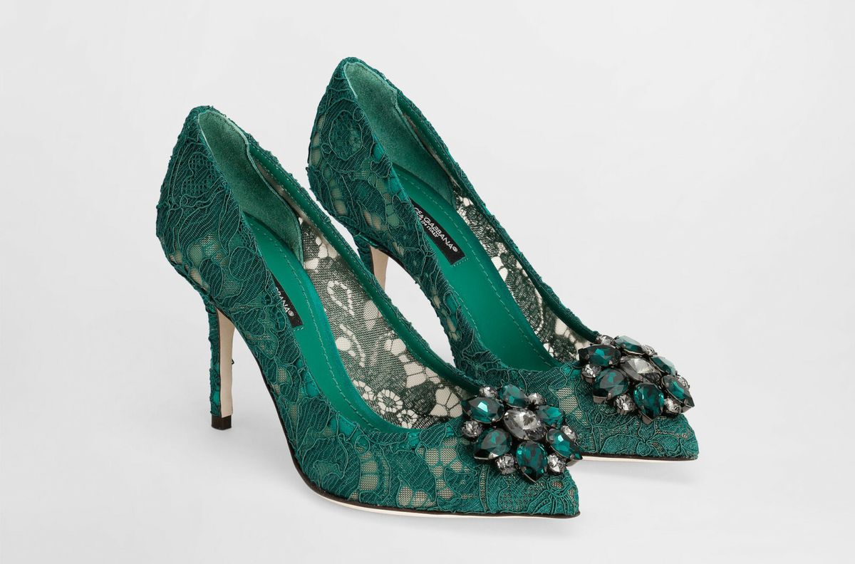 Sharon Stone nosi zelene štikle modne kuće Dolce & Gabbana