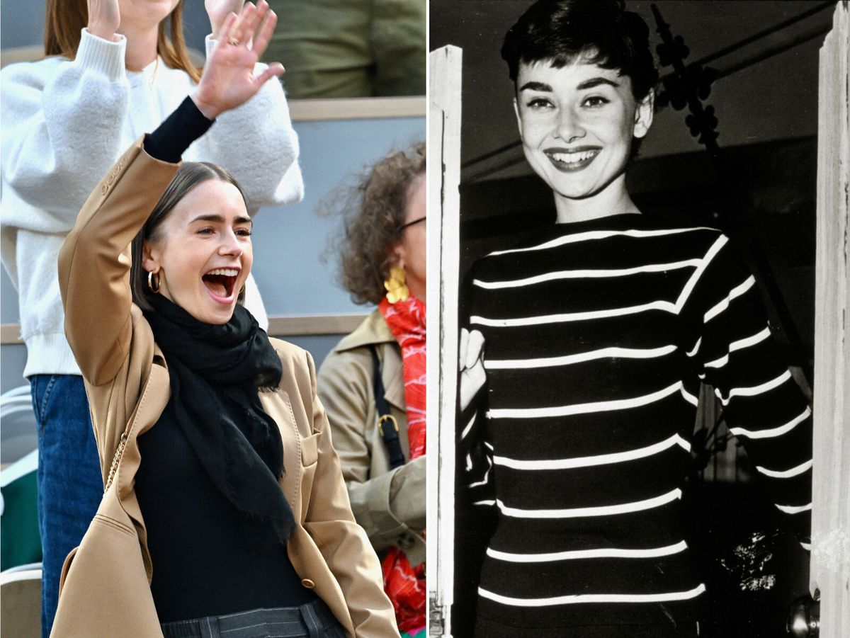 Lily Collins i Audrey Hepburn