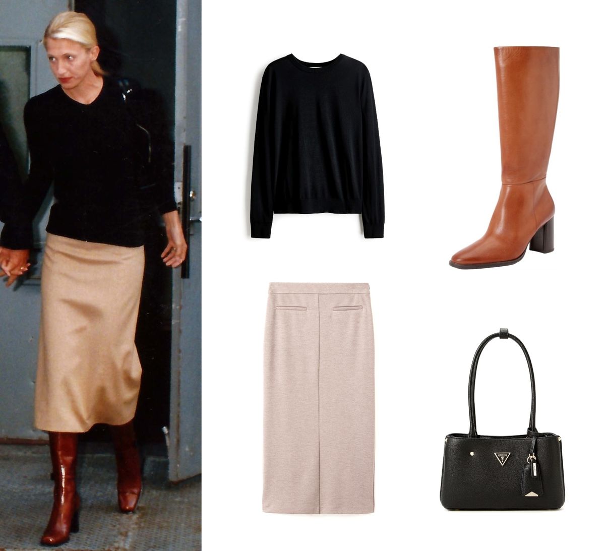 Kombinacija po uzoru na Carolyn Bessette Kennedy