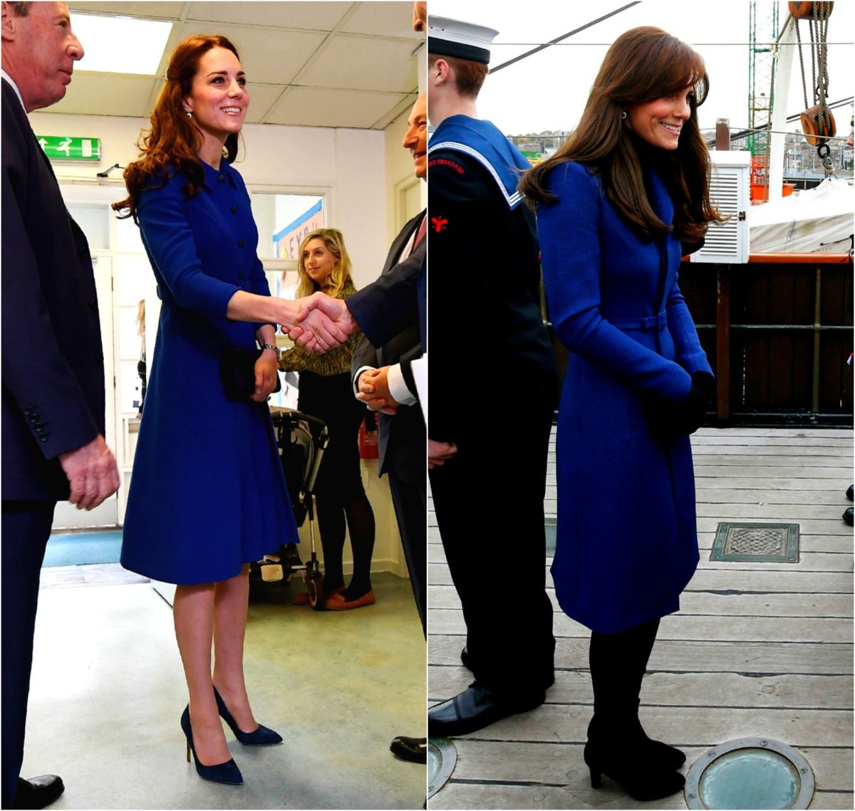 Catherine Middleton obožava odjeću u kraljevsko plavoj boji - 4