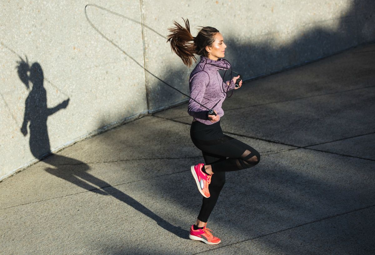 Preskakanje užeta sjajna je tjelovježba