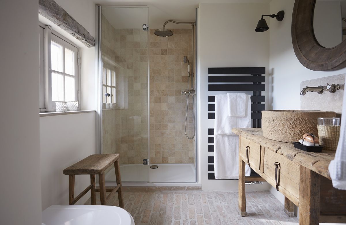 Rustikalno uređena kupaonica