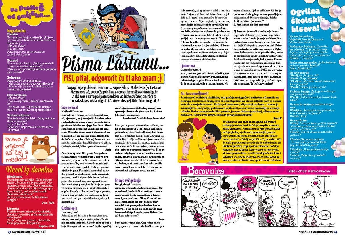 Lastan postoji već 50 godina, ali i dalje jednako zabavno i mudro savjetuje čitatelje \'Modre laste\'