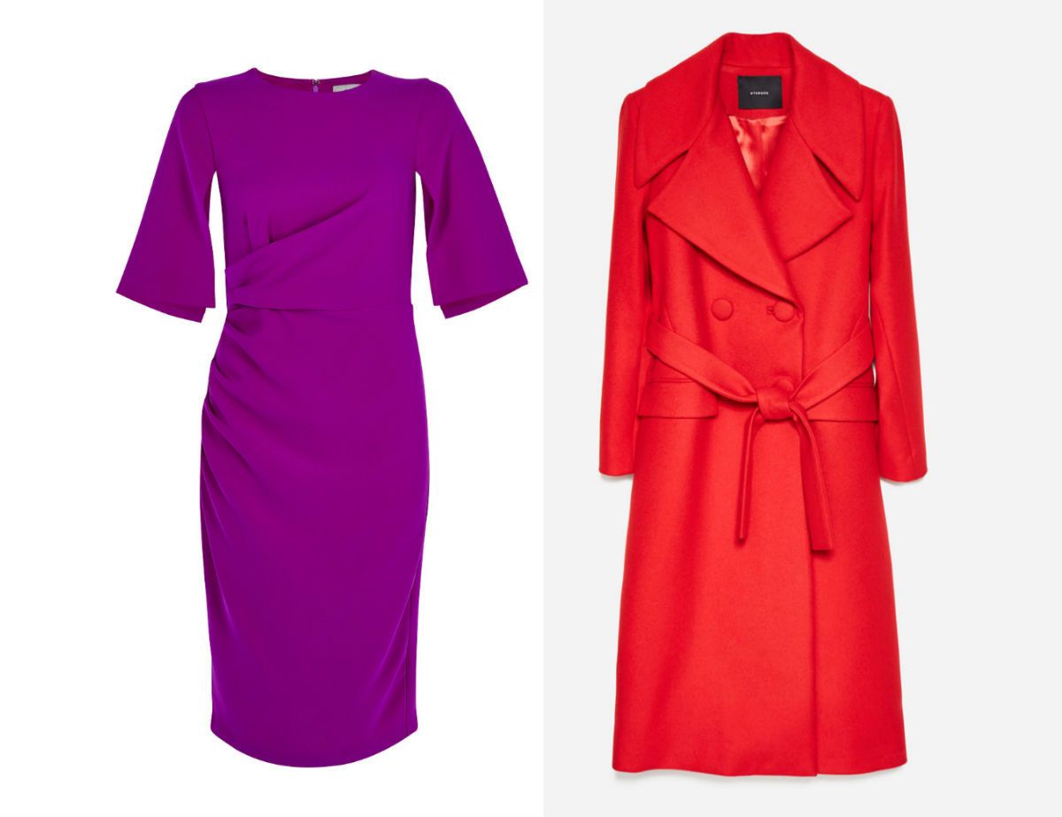 Modne kombinacije u ljubičastoj i crvenoj boji - 2