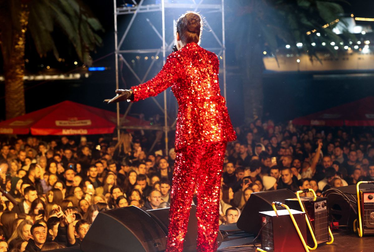 Doris Dragović na dočeku Nove godine u Splitu - 5