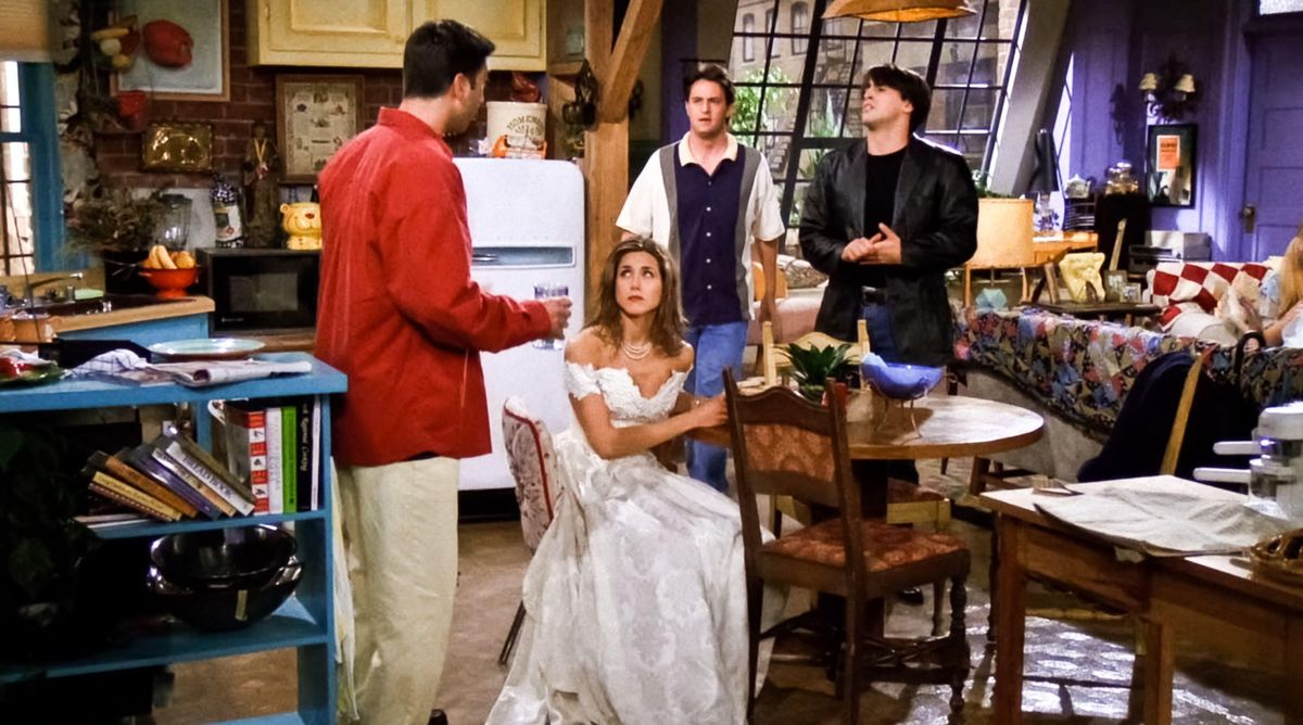 Rachel Green u vjenčanici u prvoj epizodi prve sezone serije 'Prijatelji' - 1