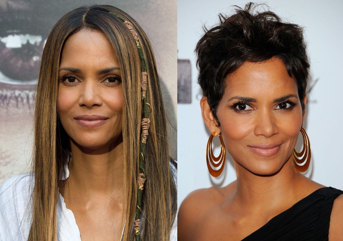 Halle Berry s dugom i kratkom frizurom