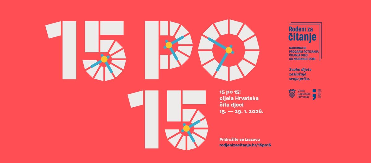 15 po 15: cijela Hrvatska čita djeci