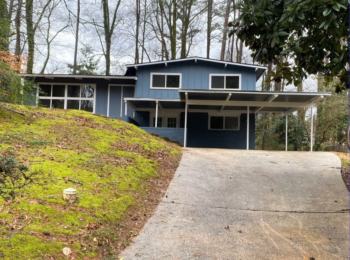 Kuća Dane Jenkins i Colina Davisa u Atlanti izvana prije renovacije