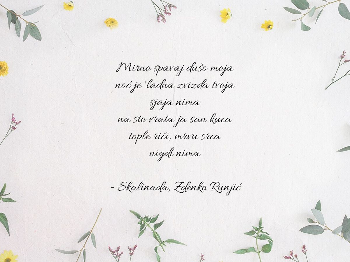 Najljepši stihovi iz pjesama Olivera Dragojevića - 1