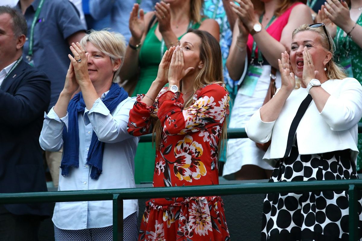 Jelena je Novakova najvatrenija navijačica