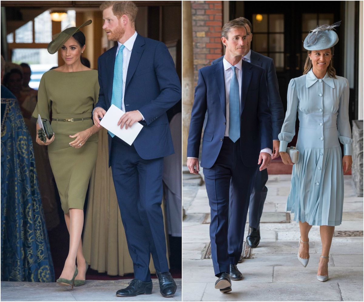 Meghan u haljini Ralpha Laurena i Pippa u haljini Alessandre Rich