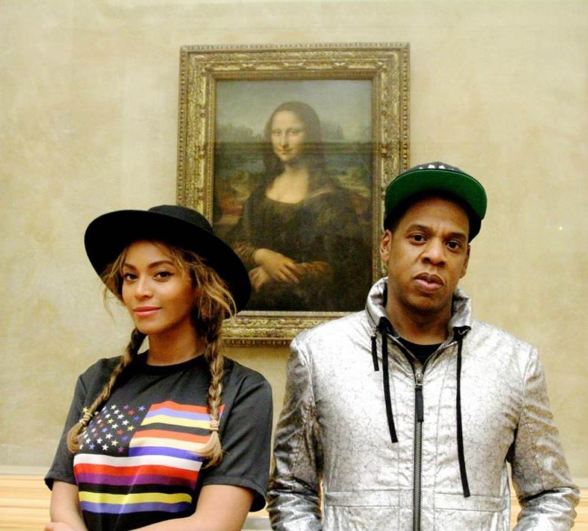 Beyonce i Jay-Z ispred Mona Lise Leonarda da Vincija