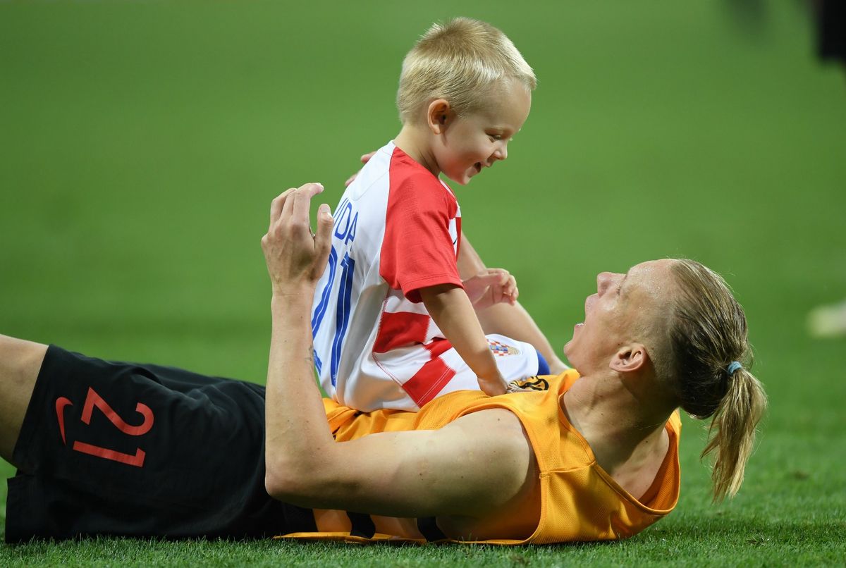 Domagoj i David Vida nakon utakmice s Engleskom