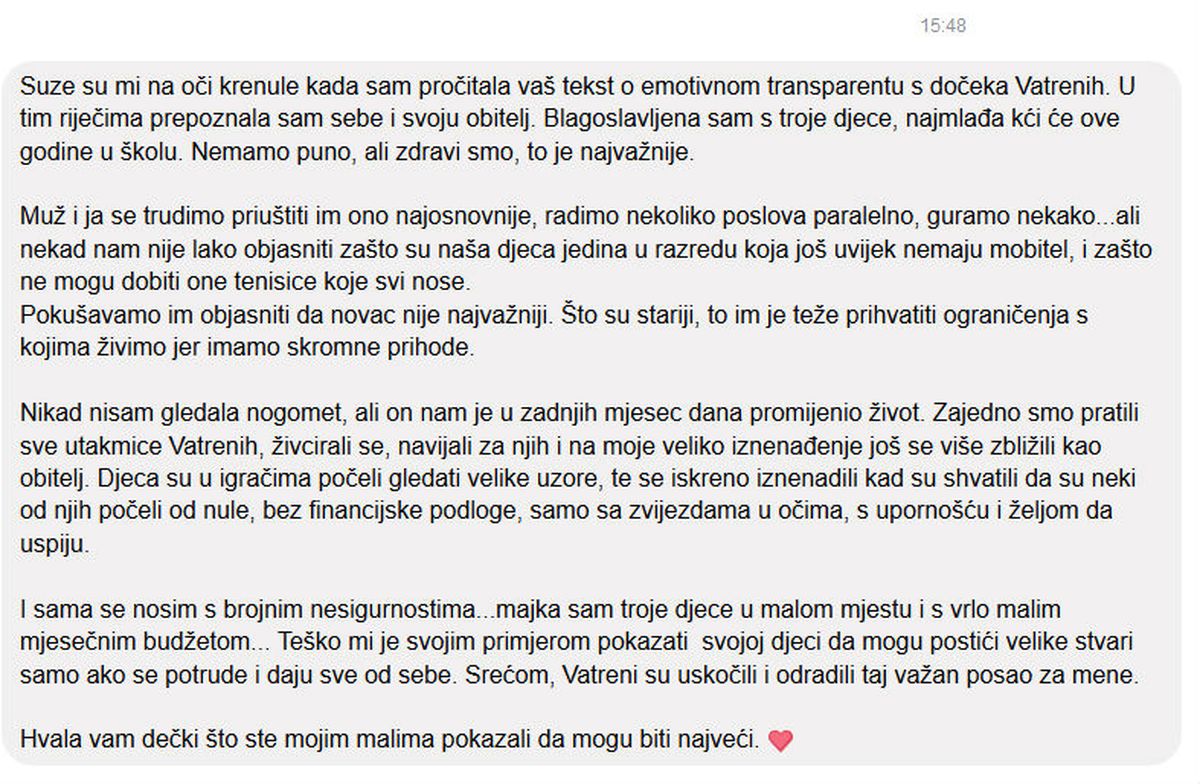 Ivanino iskreno prizanje