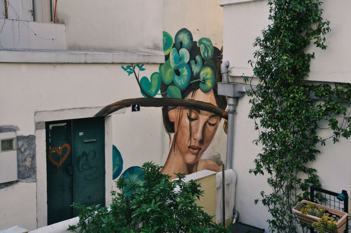 Mural koji je djelo Mabel Vicentef