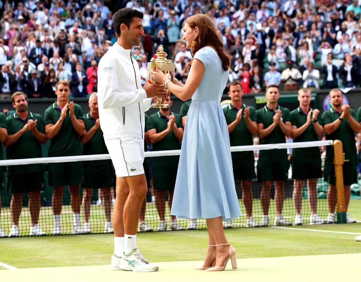 Kombinacija Catherine Middleton za finale Wimbledona - 1