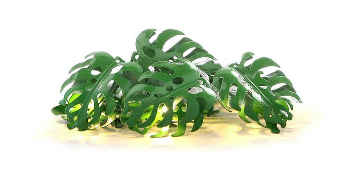 Primarkove lampice u obliku filodendrona