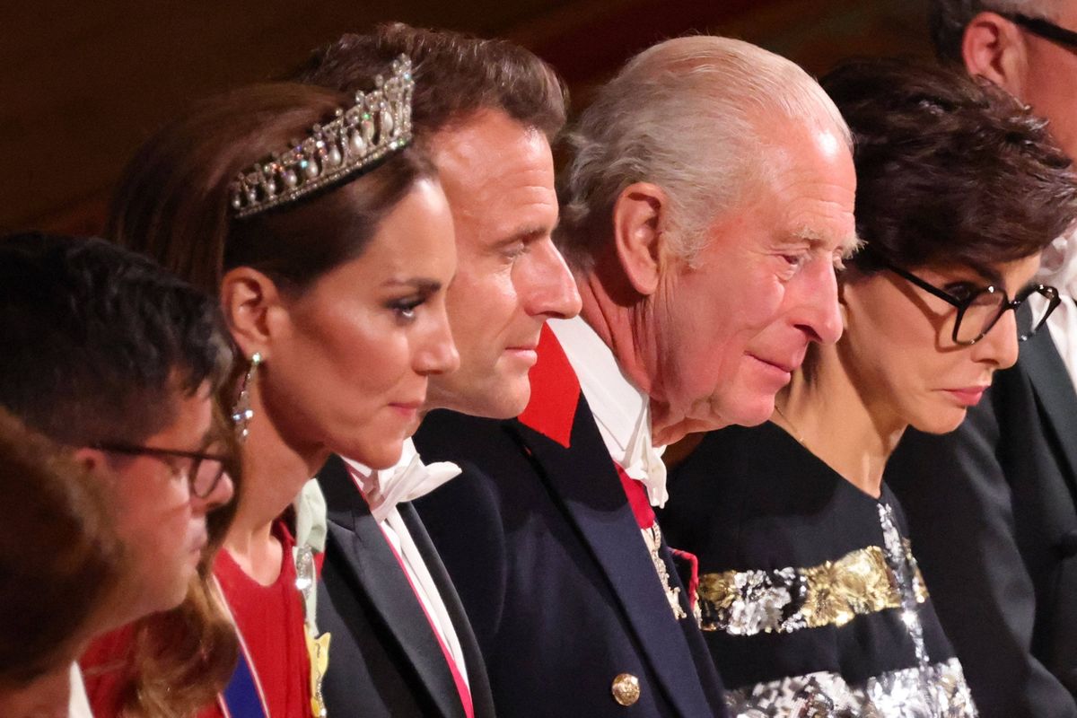 Catherine Middleton i Emmanuel Macron