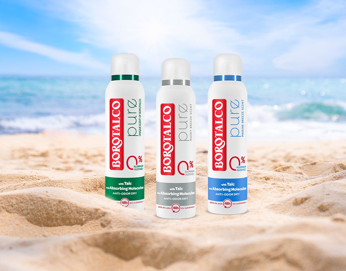 Nova Borotalco Pure linija za nježan osjećaj na koži