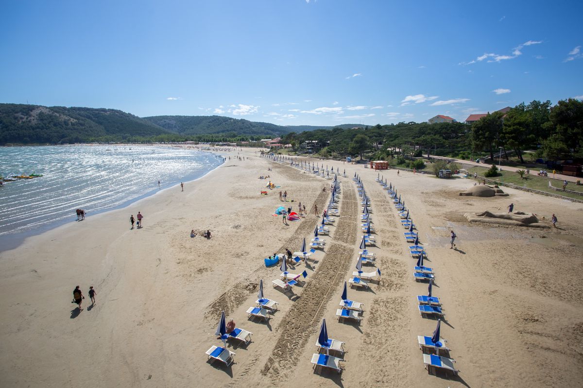 Rajska plaža na Rabu