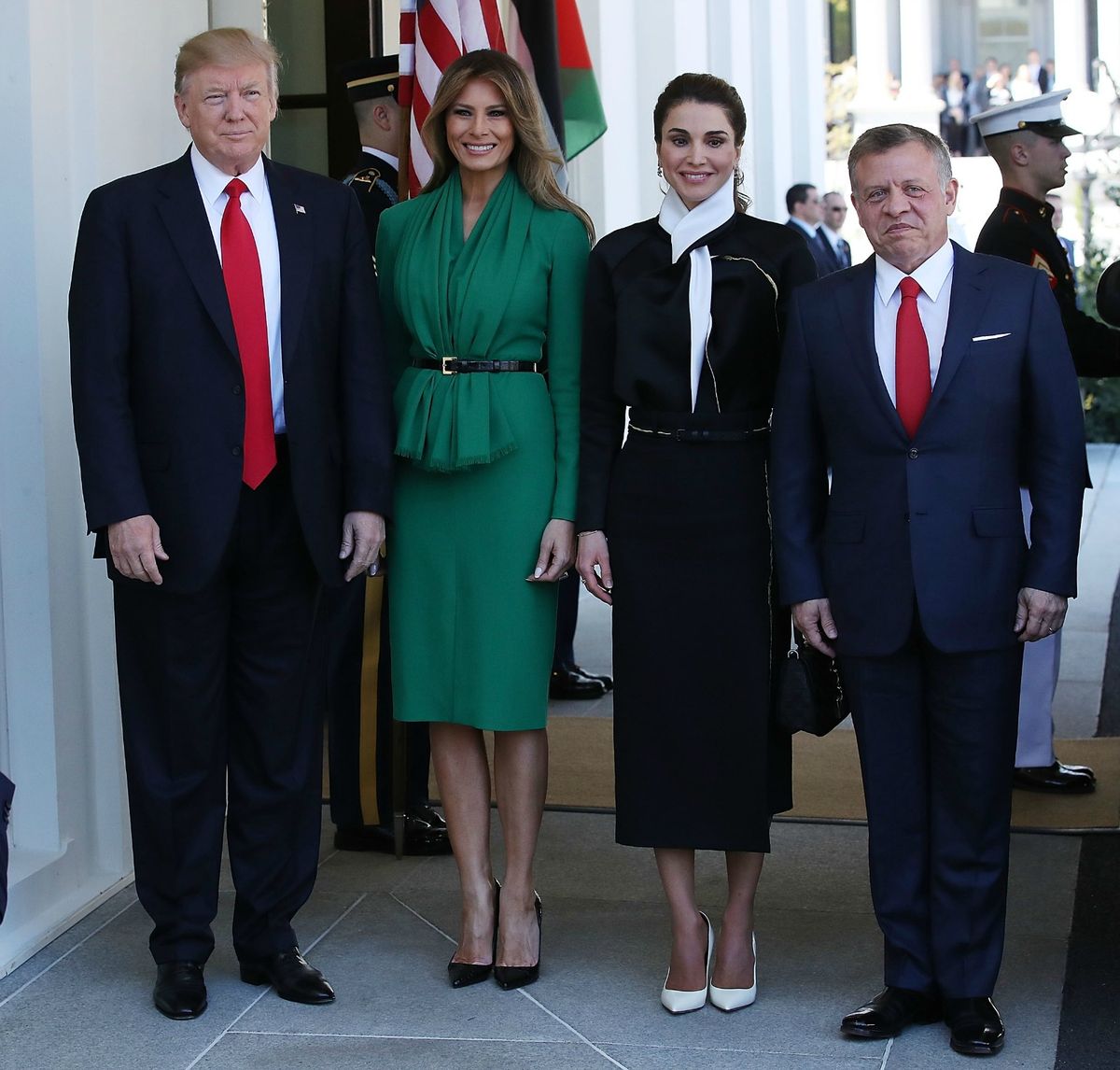 Melania i Rania prvi su se put susrele u travnju 2017. godine