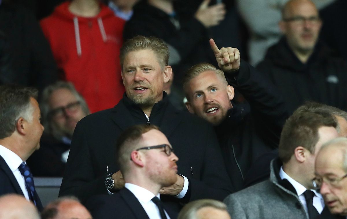 Peter i Kasper Schmeichel