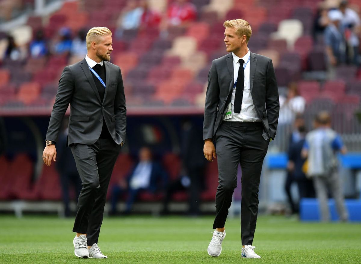Kasper Schmeichel i Jonas Lossl, vratari danske nogometne reprezentacije