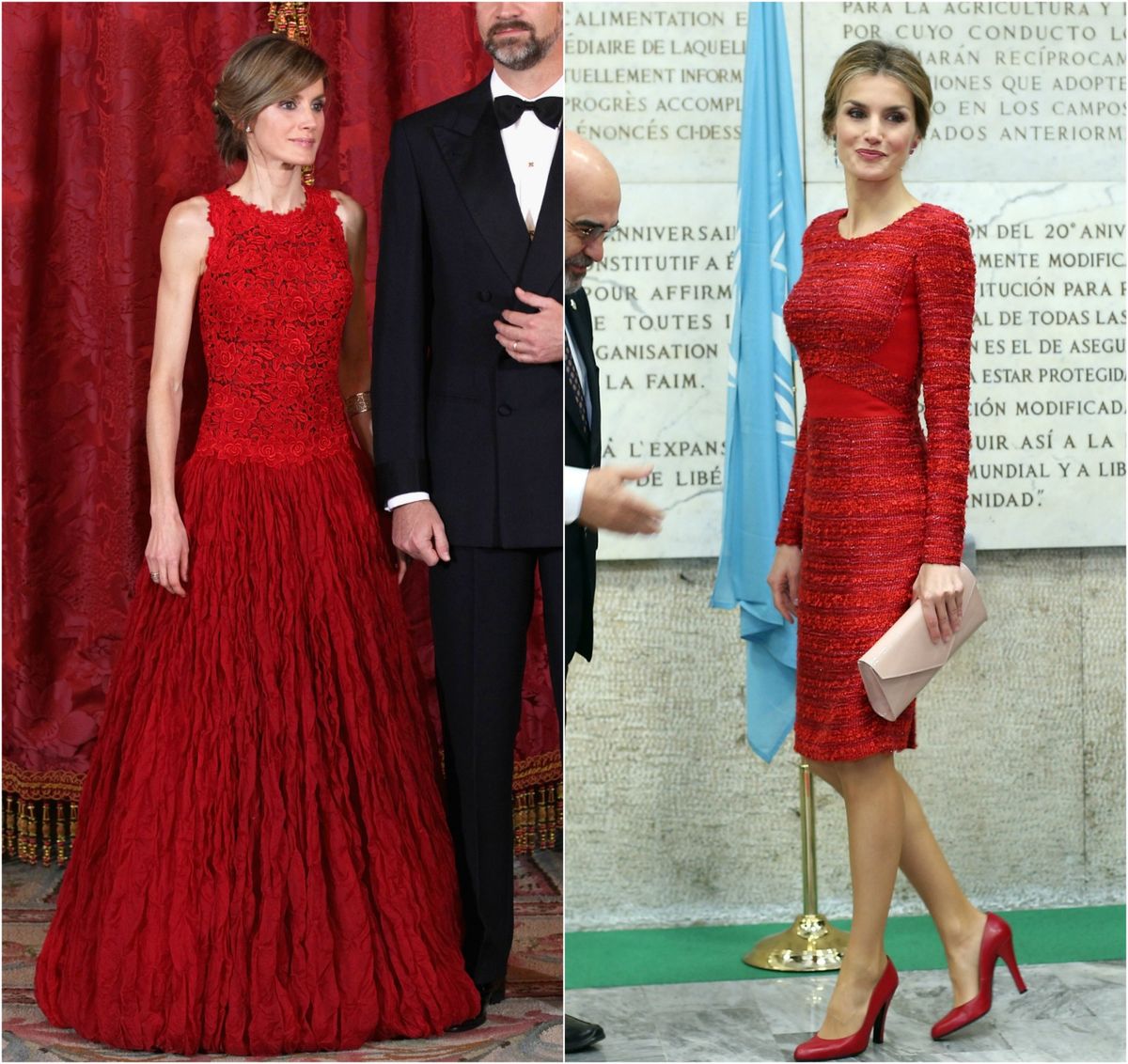 Letizia obožava nositi crvene haljine