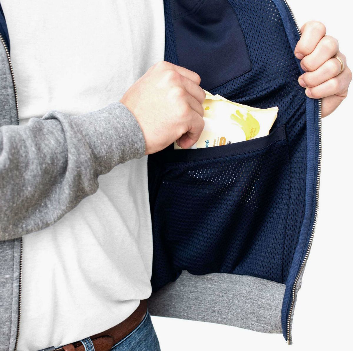 Jakna za tate u koju stanu sve potrepštine za bebu - 1