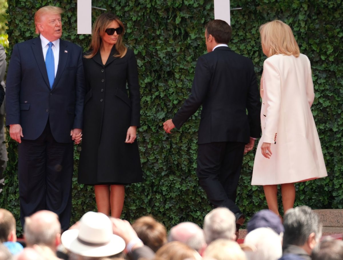 Melania Trump i Brigitte Macron na obilježavanju 75. godišnjice Dana D - 4