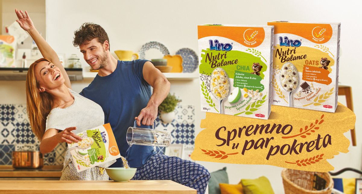 Lino Nutri Balance dolazi u dvije varijente: Chia i Oats