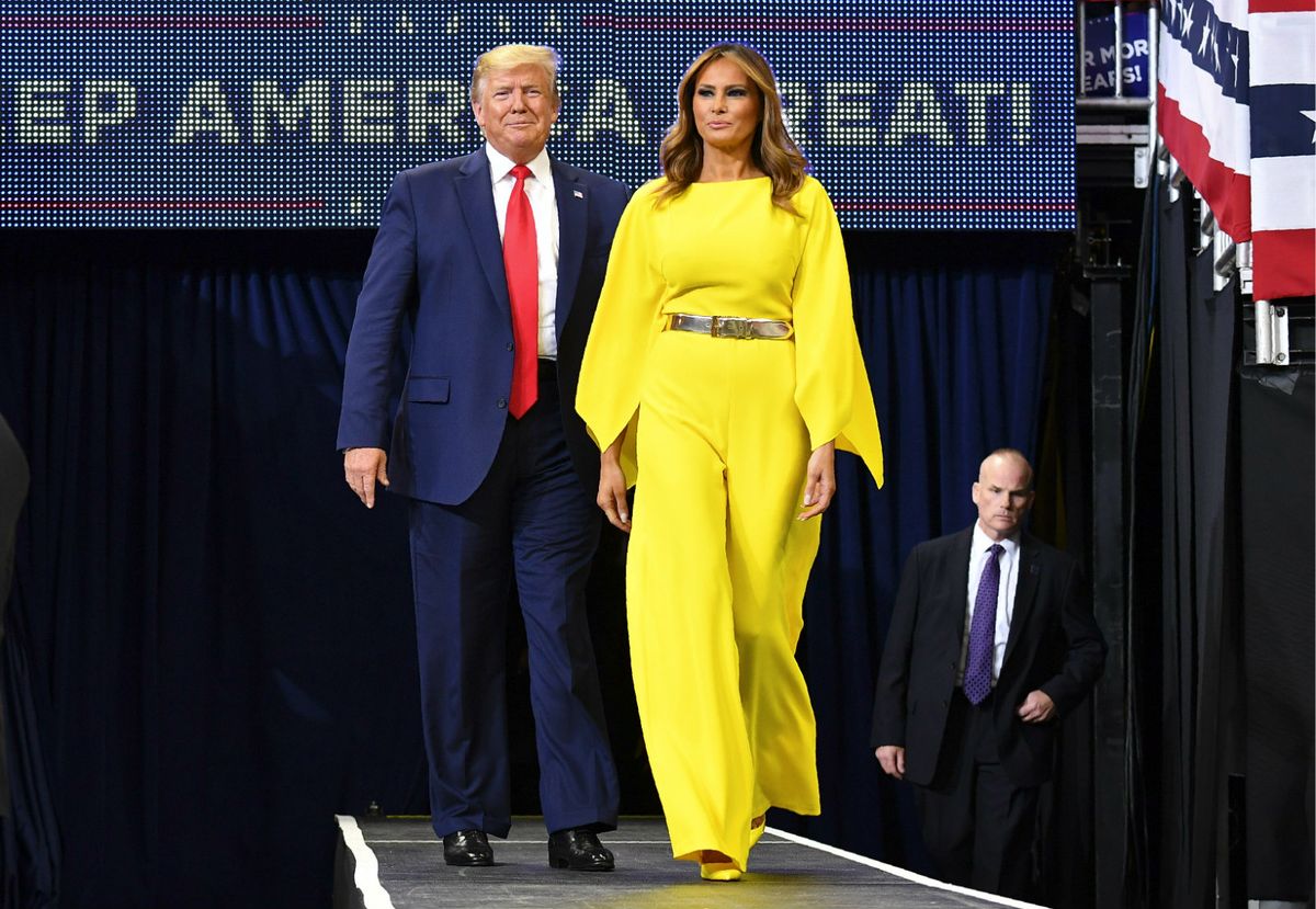 Melania u kombinezonu Ralpha Laurena