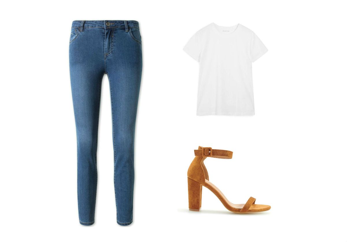 Traperice C&A (95 kuna), majica Stradivarius (49,90 kuna), štikle Reserved (129 kuna)