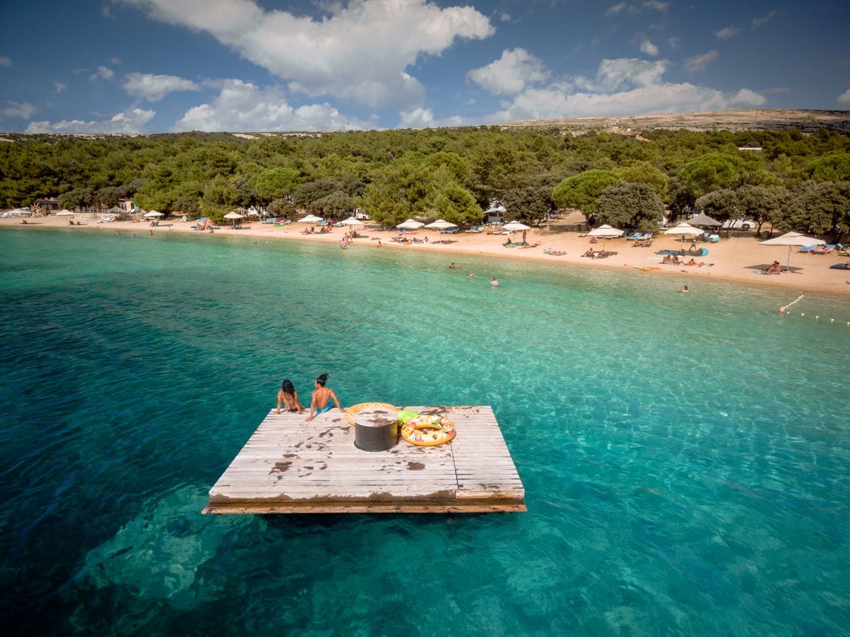 Zlatna plaža na otoku Pagu