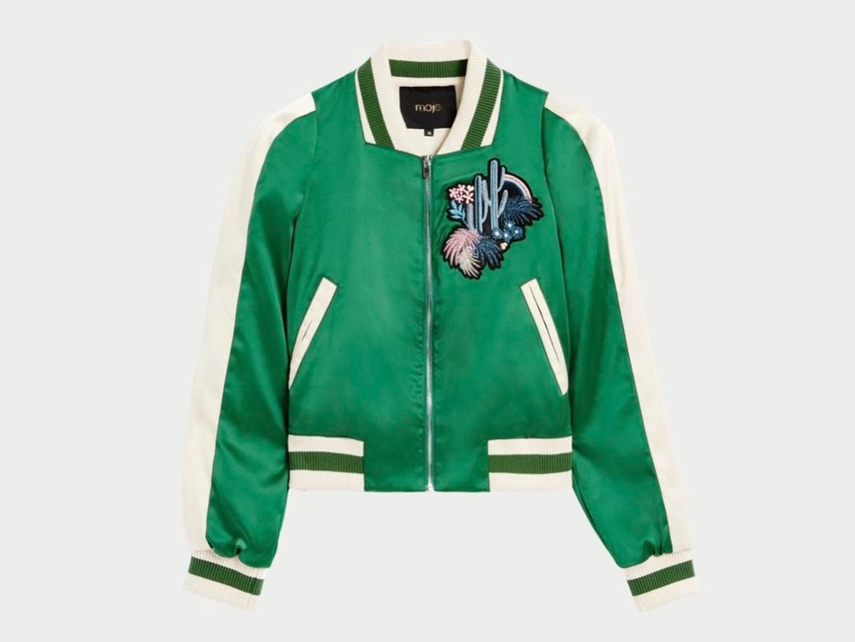 Satenska bomber jakna brenda Maje