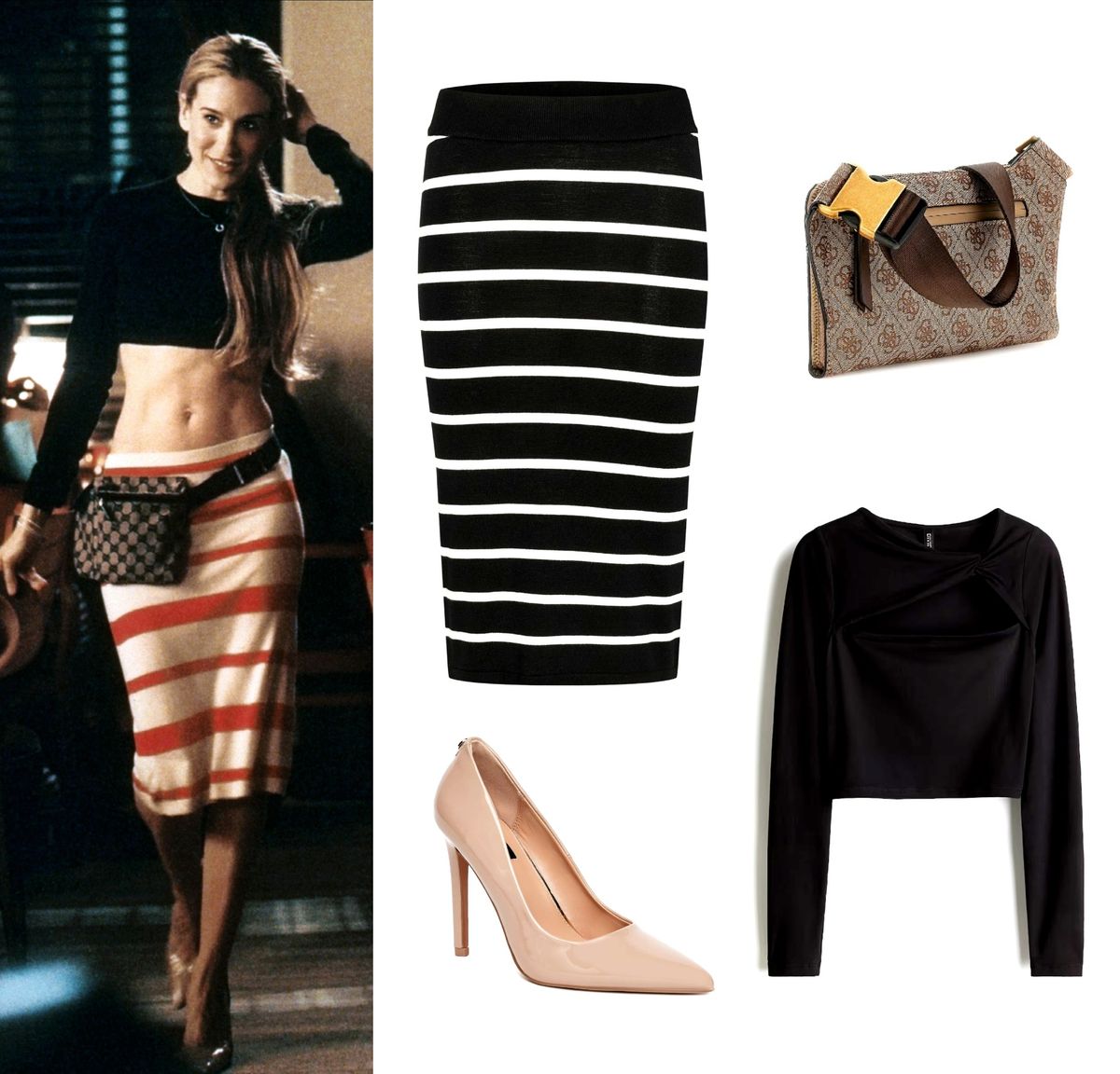 Kombinacija po uzoru na Carrie Bradshaw