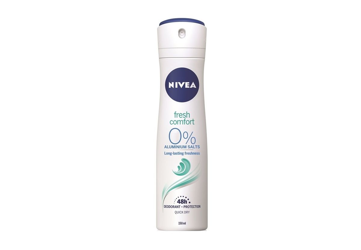 Nivea Fresh Comfort spray, 3,80 eura