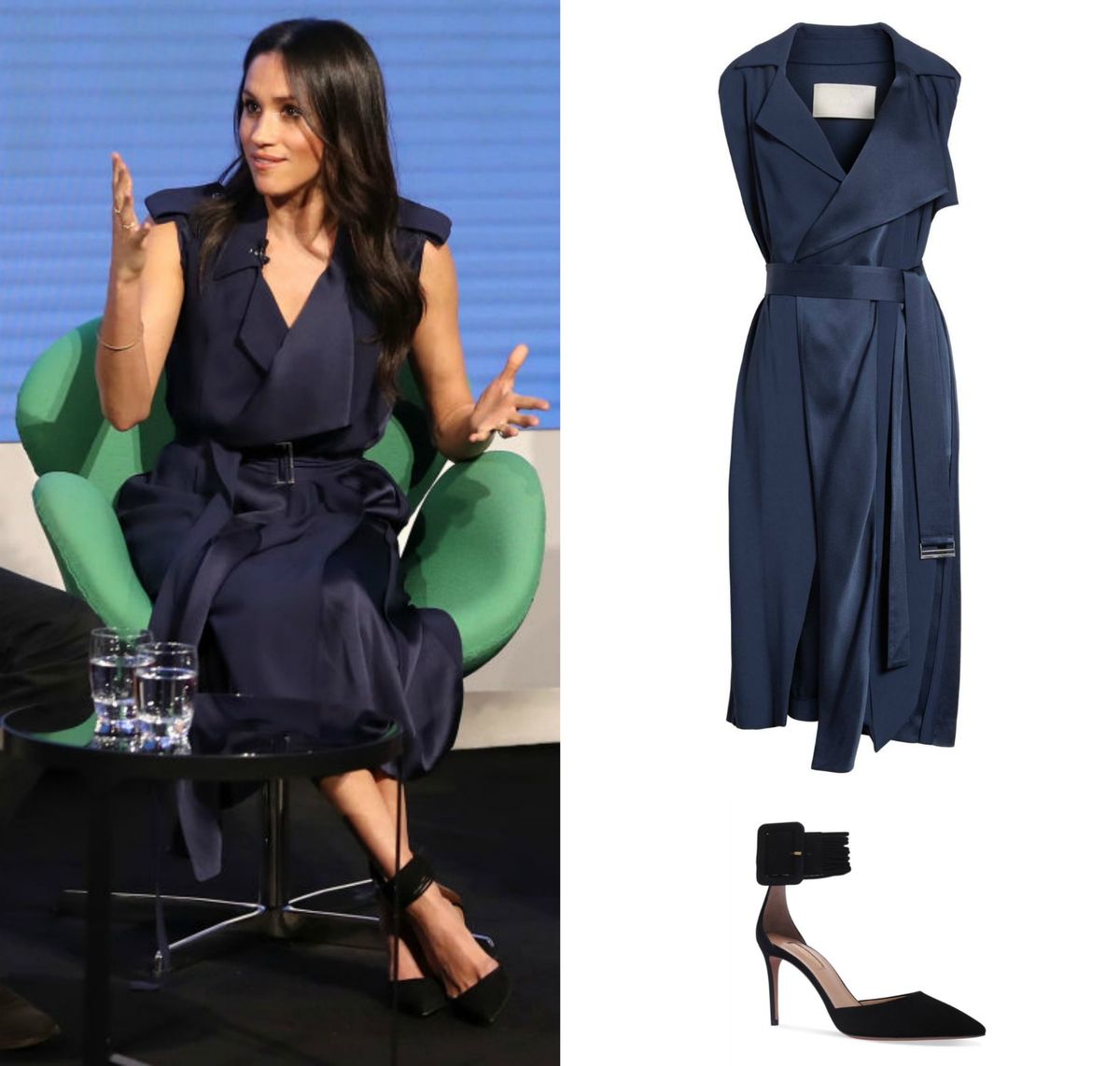 Meghan u Jason Wu haljini i štiklama brenda Aquazzura